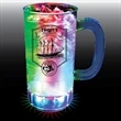 14 oz. Plastic 3 Light, Lighted Mug w/Handle