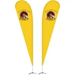 12' Double Sided Teardrop Banner w/ Premium Hardware & Base