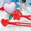 Winter Heart Plastic Snowball Maker Clip Fights Game Toy