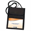 Non-Woven Tradeshow Badgeholder and Neck ID Wallet Lanyard