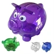 PS Transparent Pig Piggy Bank