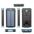 Mobile Tech Solar Power Bank 100000mAh With Carabiner