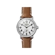 Shinola The Runwell Leather Strap Watch