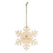 Wood Ornament - Snowflake