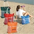Seaside tote bag with customized logo