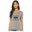 BELLA + CANVAS Women's Relaxed Jersey V-Neck Tee