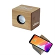 Bamboo Wireless Charger With Bluetooth Speaker