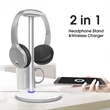 Headphone Stand with Wireless Charger