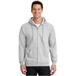 Port & Co Essential Fleece Full-Zip Hooded Sweatshirt.