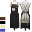 14 oz Thick Canvas Kitchen Apron w/ Cross Straps & 3 Pockets