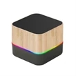 Bamboo Bluetooth Speaker with RGB Lights