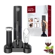 6 Piece Electric Wine Bottle Opener Gift Set