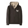 Sherpa Lined Full Zip Up Hoodie