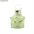 Polyester Bib Apron, 2 Pockets, White or Stock Colored ties