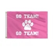 Dog Paw Mascot Flags