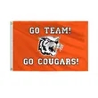 Cougar Mascot Flags