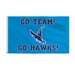 Hawk Mascot Flags