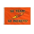 Rocket Mascot Flags