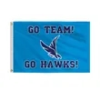 Hawk Mascot Flags