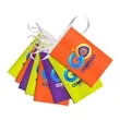 Custom 5mil Plastic Streamer with 12" x 18" Pennants