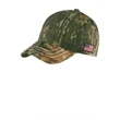 Port & Co Americana Contrast Stitch Camouflage Cap.