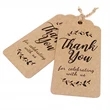 Kraft Paper Gift Tags with Free Natural Jute Twine