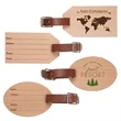Wood Luggage Tag