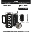 20 oz Vacuum Stainless Steel Water Tumbler Mug