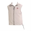Polar fleece reversible vest with bungee cord