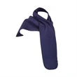 Polar fleece scarf with black trim