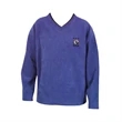 Unisex polar fleece v-neck sweatshirt