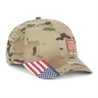 Multicam Cap w/ Flag Visor