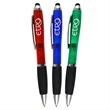 Translucent PDA Stylus Pen w/ Rubber Grip