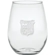 Stemless Mini White Wine - Deep Etched