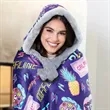 Sublimated Hooded Blanket