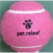 Pink Heat Sealed Promotional Pet Tennis Ball
