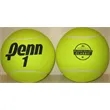 HEAD/PENN JUMBO YELLOW  FELT AUTOGRAPH TENNIS BALL