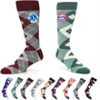 Stock ready Argyle premium dress Socks w/ Custom embroidered