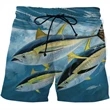 135G 4-Way Stretch Unisex UV resistant Fishing Shorts