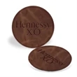 4" Premium Leather Round Coaster