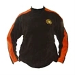 Polar fleece crewneck sweatshirt w/diamond insert