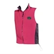 Polar fleece vest with inserts