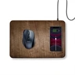 Oversize Wood Mousepad With 10 Watt Qi Wireless Fast Charger