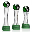 Havant Globe Award - Green/Silver