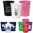 High Quality 16 oz. Smooth Wall Plastic Stadium Cup