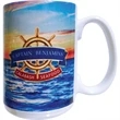 Full Color 15oz  White Ceramic Mug