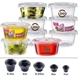 1 oz/2 oz/3.25 oz/4 oz/5 OZ Plastic Clear/black Portion Cup