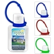 2  Oz Hand Sanitizer Gel With Colourful Silicone Carry Strap