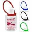 2 Oz Hand Sanitizer Gel With Colourful Silicone Carry Strap