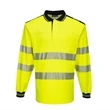 PW3 Hi-Vis Long Sleeve Polo Shirt